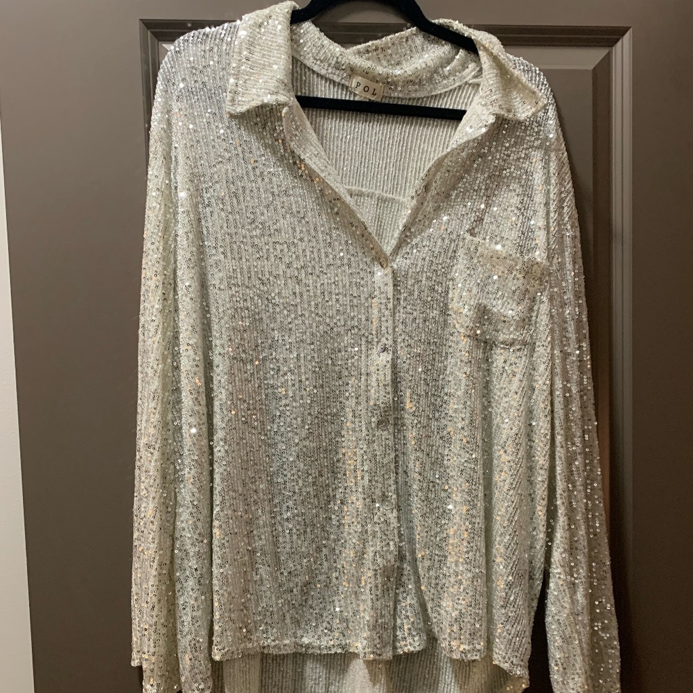 POL Sequin Shirt